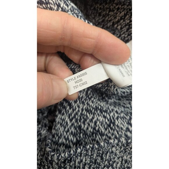 JCrew Crewcuts Boys Shawl Collar Cardigan Small 6-7 Sweater Cotton Blue White - Picture 11 of 11